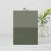 Carte de voeux plate - Matte Top, Sparkle Bas (Debout devant)