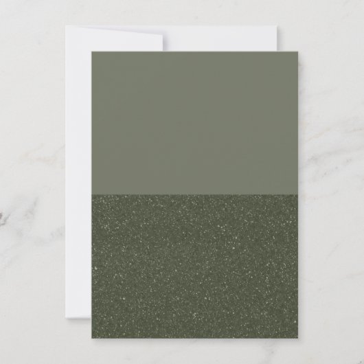 Carte de voeux plate - Matte Top, Sparkle Bas (Devant)