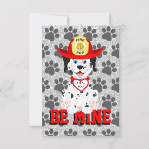 Carte de vœux plate pour chien de 3,5"x5" pour la