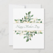 Carte de vœux plate pour la fête des Mères (Devant)