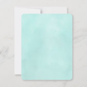 Carte de vœux plate pour la Saint-Valentin avec un (Dos)