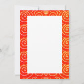 Carte de voeux plate pour l'amour et la paix (Dos)