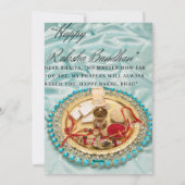 Carte de vœux plate Rakhi (Dos)