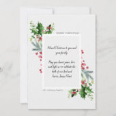 Carte de vœux plate religieuse (Devant)