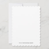 Carte de vœux plate rétro automne (Dos)