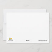 Carte de voeux plate Rising Star (Dos)