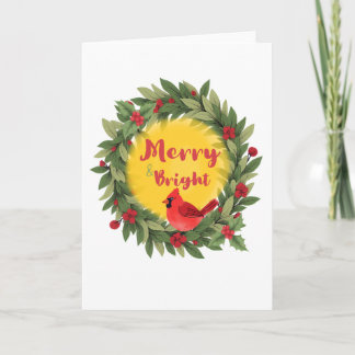 Carte de vœux pliante festive pour les Fêtes