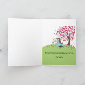 Carte de voeux Plié Merci Vet (Intérieur)