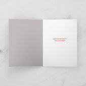 Carte de voeux Plié Saison Puffins (Intérieur)