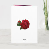Carte de voeux pliée (Dos)
