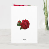 Carte de voeux pliée (Dos)