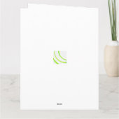 Carte de voeux pliée (Dos)