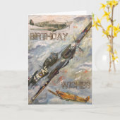 Carte de voeux pliée (Fleur jaune)