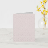 Carte de voeux pliée (Fleur jaune)
