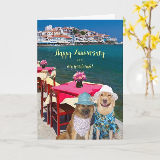 Carte de voeux pliée (Fleur jaune)