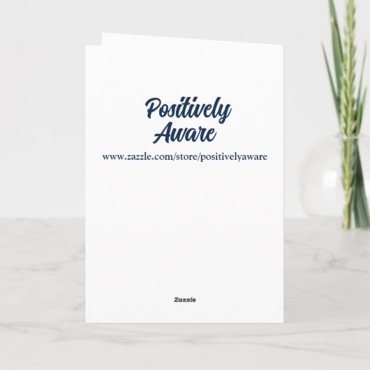 Carte de voeux pliée (Dos)