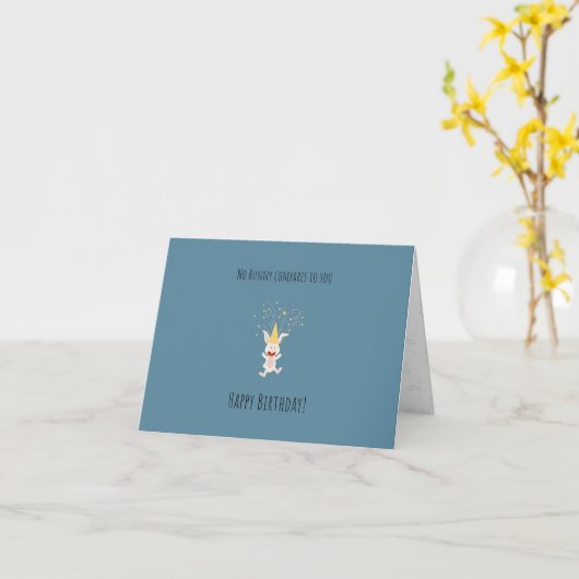 Carte de voeux pliée (Fleur jaune)
