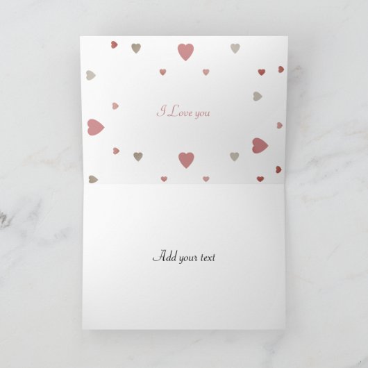 Carte de voeux pliée (Intérieur)