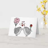 Carte de voeux pliée (Fleur jaune)