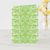 Carte de voeux pliée (Fleur jaune)