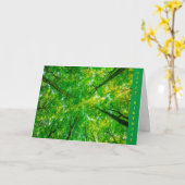 Carte de voeux pliée (Fleur jaune)