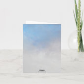 Carte de voeux pliée (Dos)