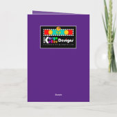 Carte de voeux pliée (Dos)