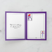 Carte de voeux pliée (Intérieur)