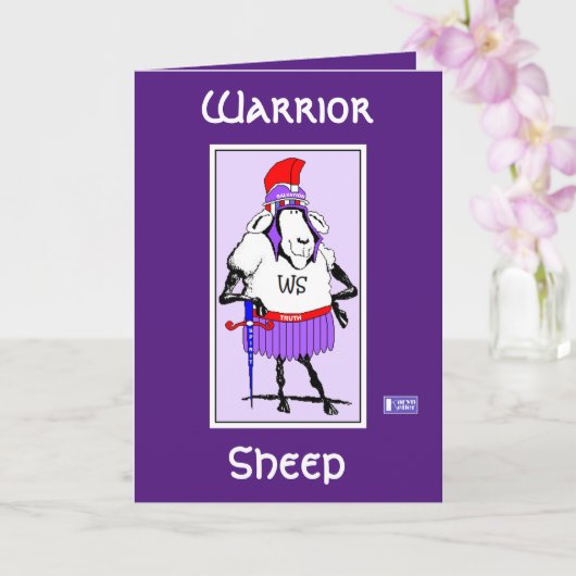 Carte de voeux pliée (Orchidée)