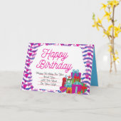 Carte de vœux pliée (Fleur jaune)