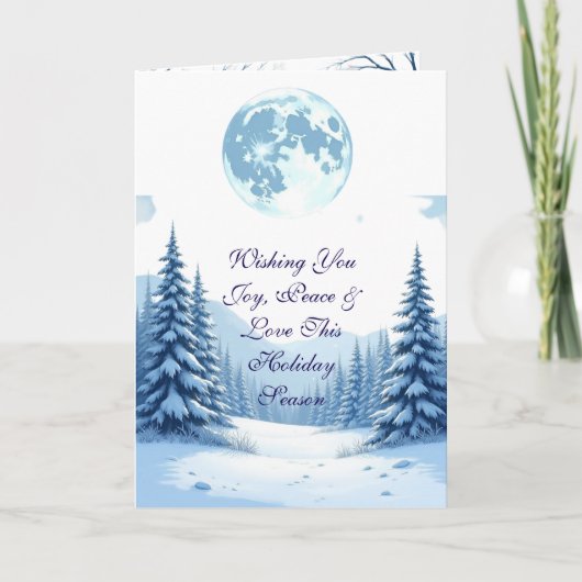 Carte de vœux pliée (Devant)