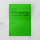 Carte de voeux pliée (Intérieur)