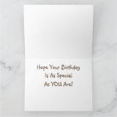 Carte de voeux pliée (Intérieur)