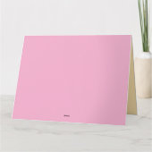 Carte de voeux pliée (Dos)