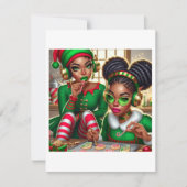 Carte de voeux pliée (Devant)