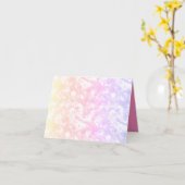 Carte de vœux pliée (Fleur jaune)