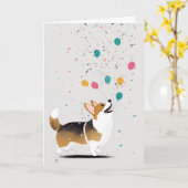 Carte de voeux pliée (Fleur jaune)