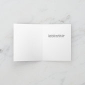 Carte de voeux pliée (Intérieur)