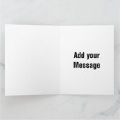 Carte de voeux pliée (Intérieur)