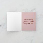 Carte de voeux pliée (Intérieur)