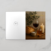 Carte de voeux pliée (Mise à l'extérieur)