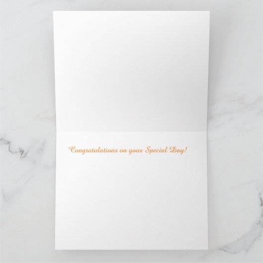 Carte de voeux pliée (Intérieur)