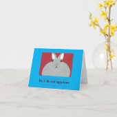 Carte de voeux pliée (Fleur jaune)