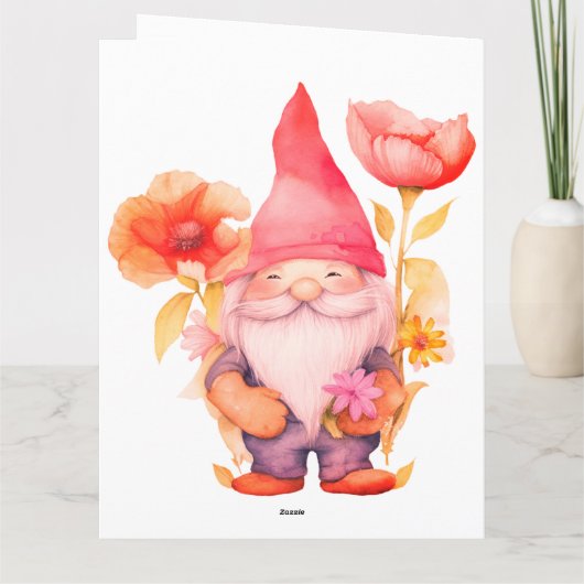 Carte de voeux pliée (Dos)