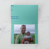 Carte de vœux pliée (Intérieur)