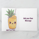 Carte de voeux pliée (Intérieur)