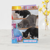 Carte de voeux pliée (Fleur jaune)