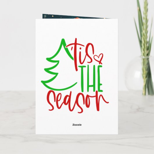 Carte de voeux pliée (Dos)