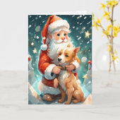 Carte de voeux pliée (Fleur jaune)