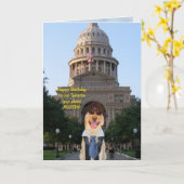 Carte de voeux pliée (Fleur jaune)